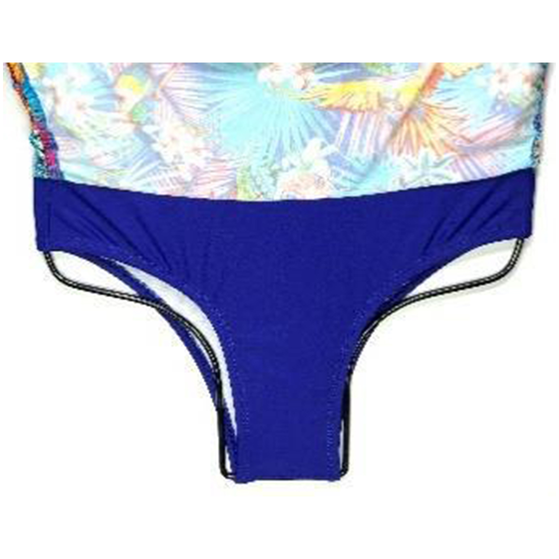 BIKINI PUSH UP LICRA MUJER AZUL UV TOP FALDA CLARA CAMPOAMOR INO GL-30 - 2