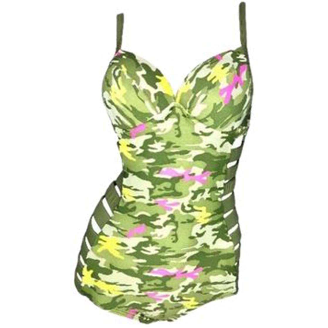 TRIKINI PUSH UP LICRA MUJER VERDE UV JANA GL-50 - 1