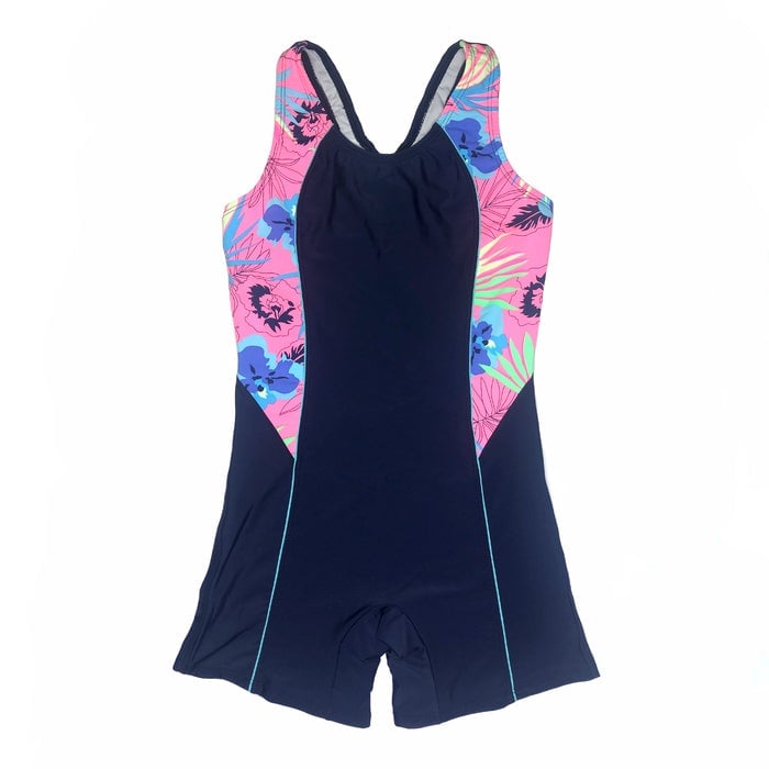 ENTERIZO NIÑA AZUL GL-30 SHORT - 1