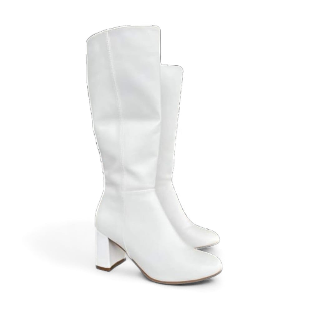BOTAS MUJER QUERO SHOES BLANCO ALTA CITY TACO 7 2086L-75 - 1