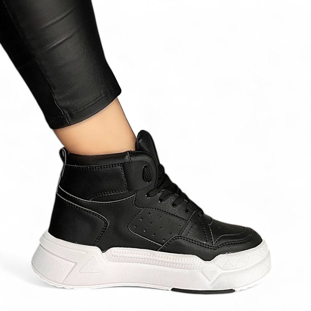 ZAPATILLAS MUJER NEGRO CLASSIC PASADOR CRUZADO 2086L-55 - 3
