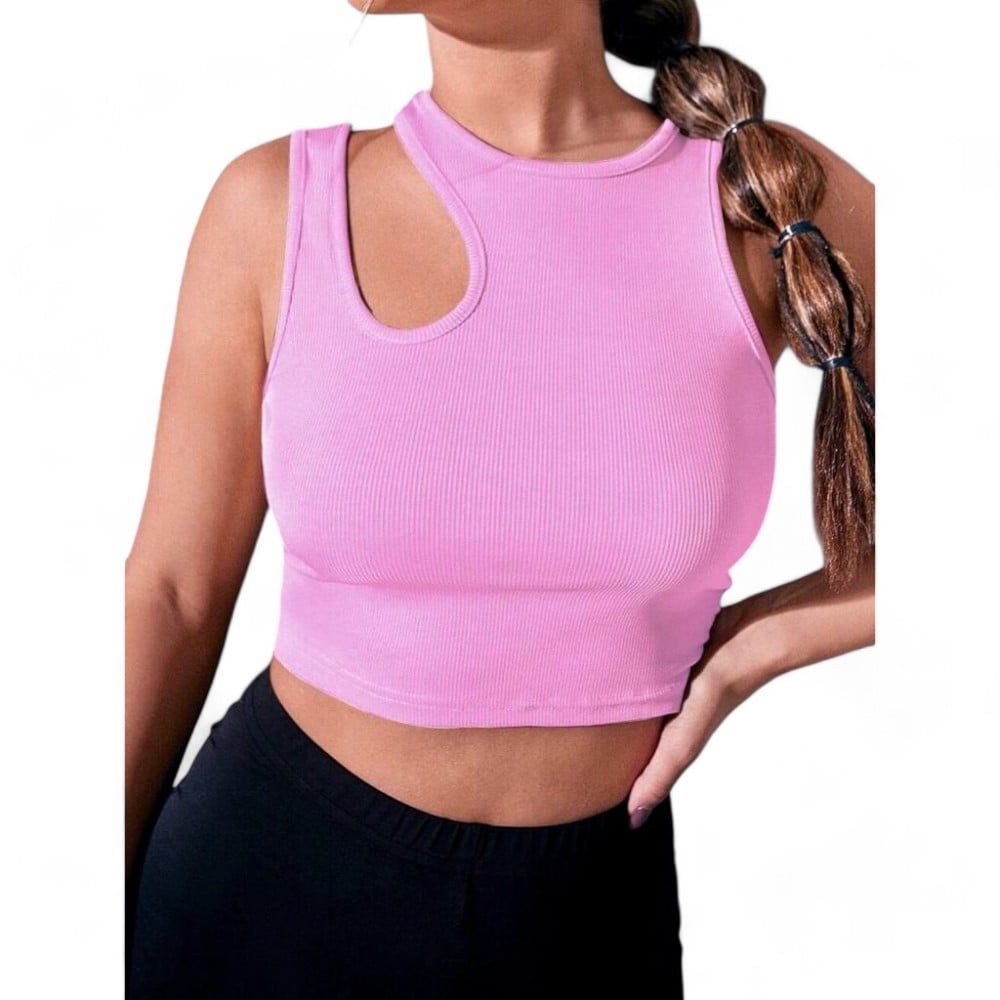 POLO LIZET MANGA CERO SAB-10 COLOR ROSADO - 1
