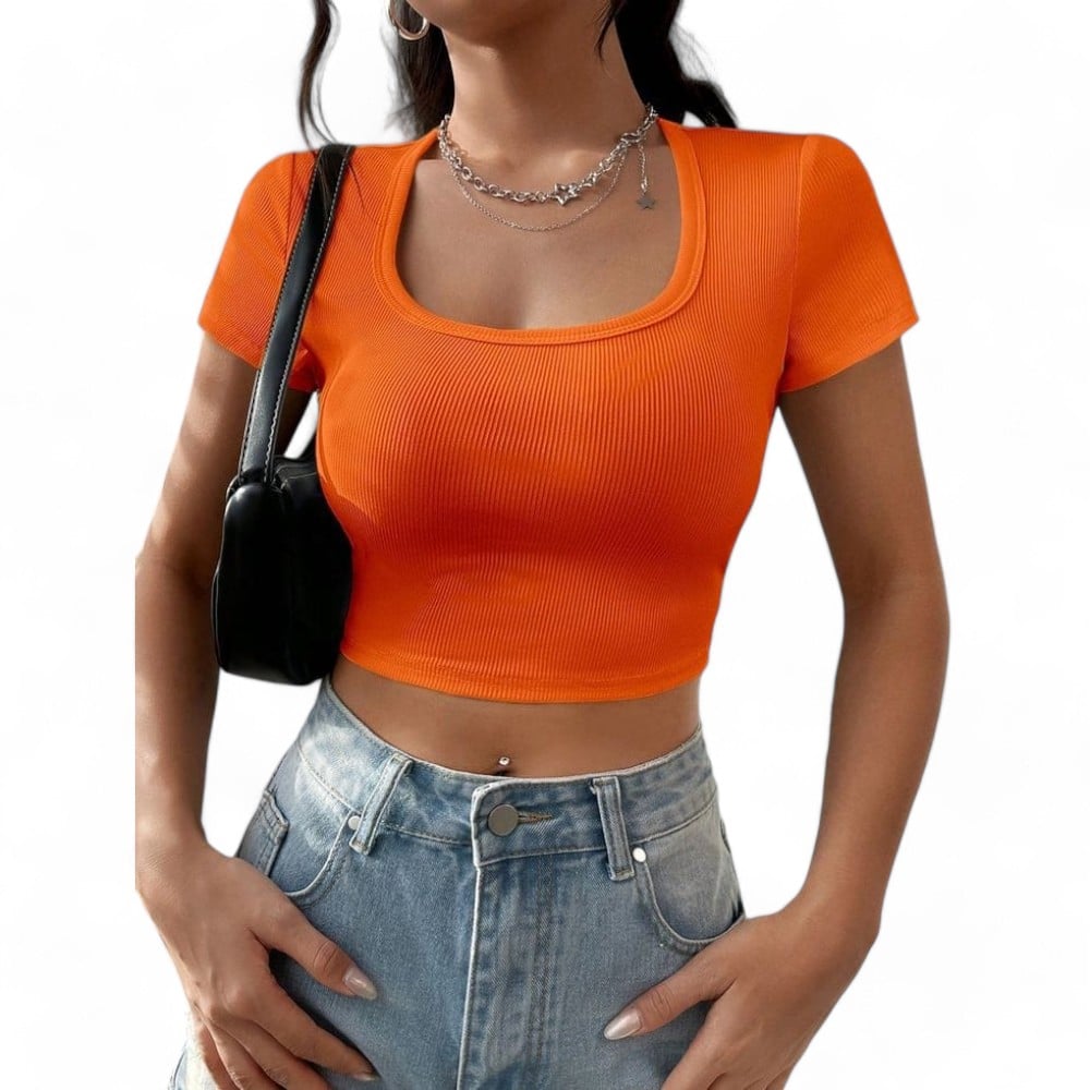 POLO TERESA SAB-12 COLOR NARANJA - 1
