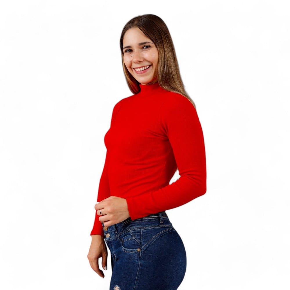 CAFARENA CROP SAB-13 COLOR ROJO - 1