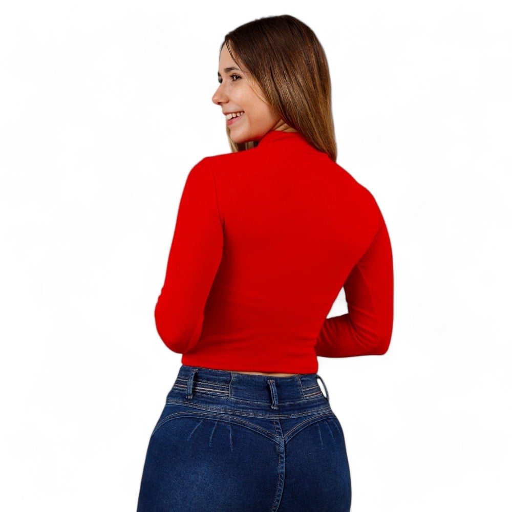 CAFARENA CROP SAB-13 COLOR ROJO - 4
