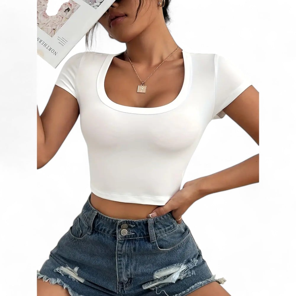 POLO TERESA SAB-12 COLOR BLANCO - 1
