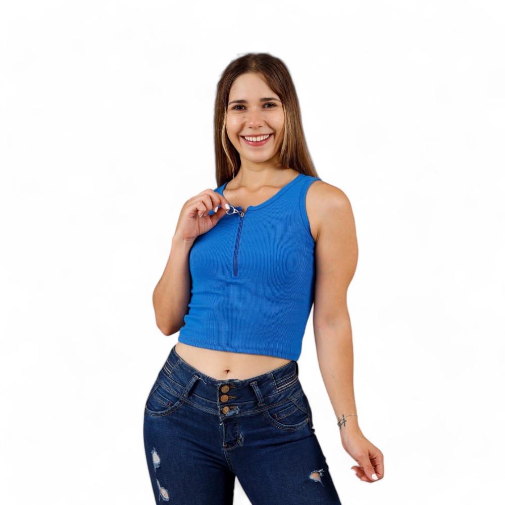 POLO SARA SAB-12 COLOR AZUL - 1