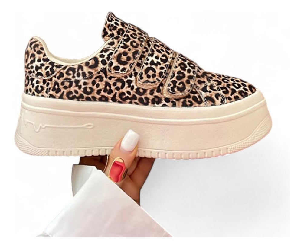ZAPATILLAS MUJER MULTICOLOR CASUAL TRES PEGAPEGAS 2086L-52 PRINT - 1