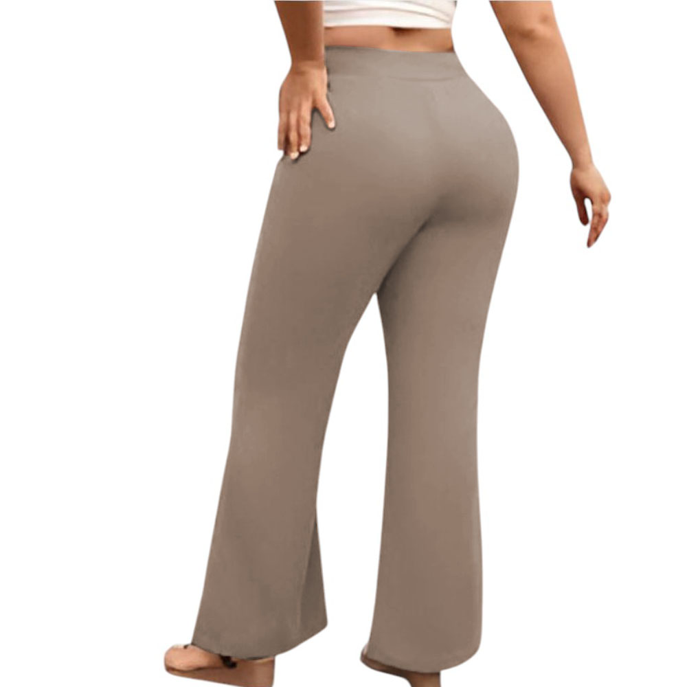 PANTALON MANGA 3/5 HILO MUJER BEIGE 359G-25 - 1