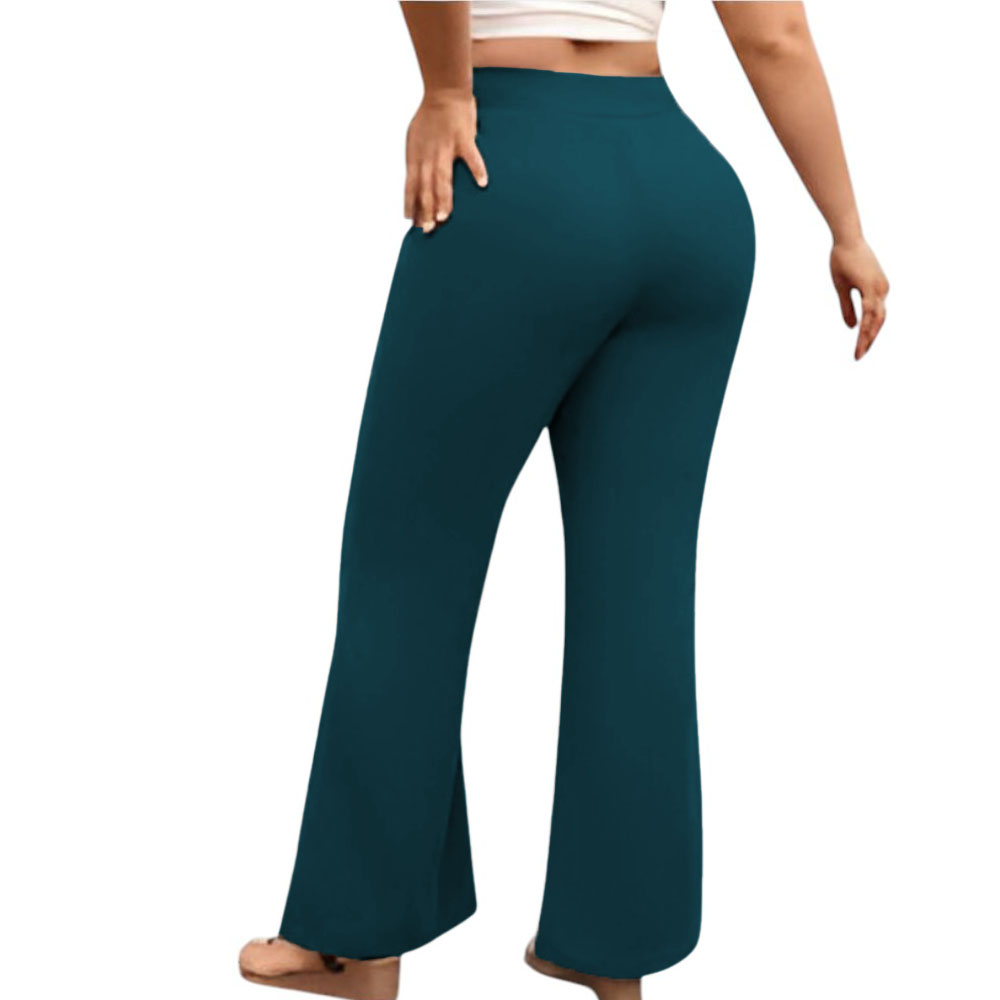 PANTALON MANGA 3/5 HILO MUJER VERDE OSCURO 359G-25 - 1