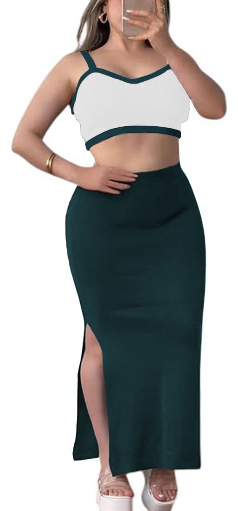 CONJUNTO MUJER EN HILO TOP 359G-34 COLOR MULTICOLOR - 1