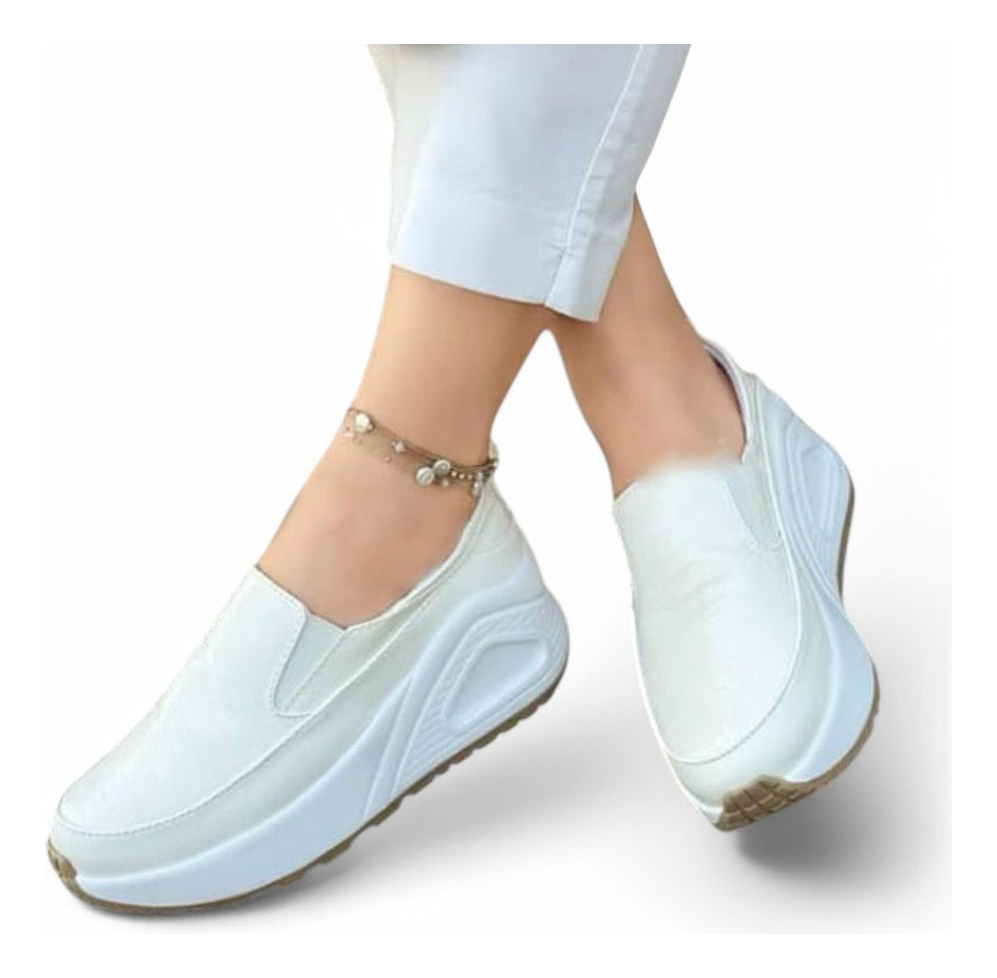 MOCASIN MUJER FUTURE 2086L-55 COLOR BLANCO - 2