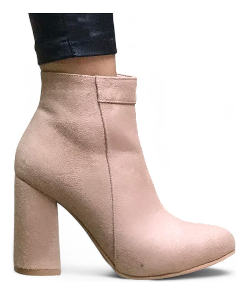BOTA MUJER TACO 9 2086L-60 COLOR BEIGE - 2