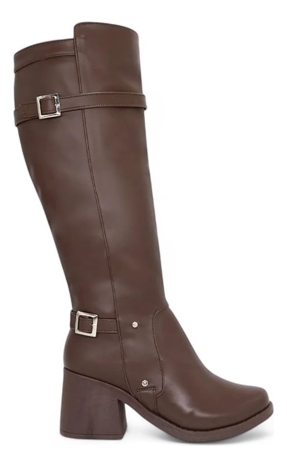 BOTIN MUJER TACO 7 DE GOMA 2086L-70 COLOR MARRON - 2