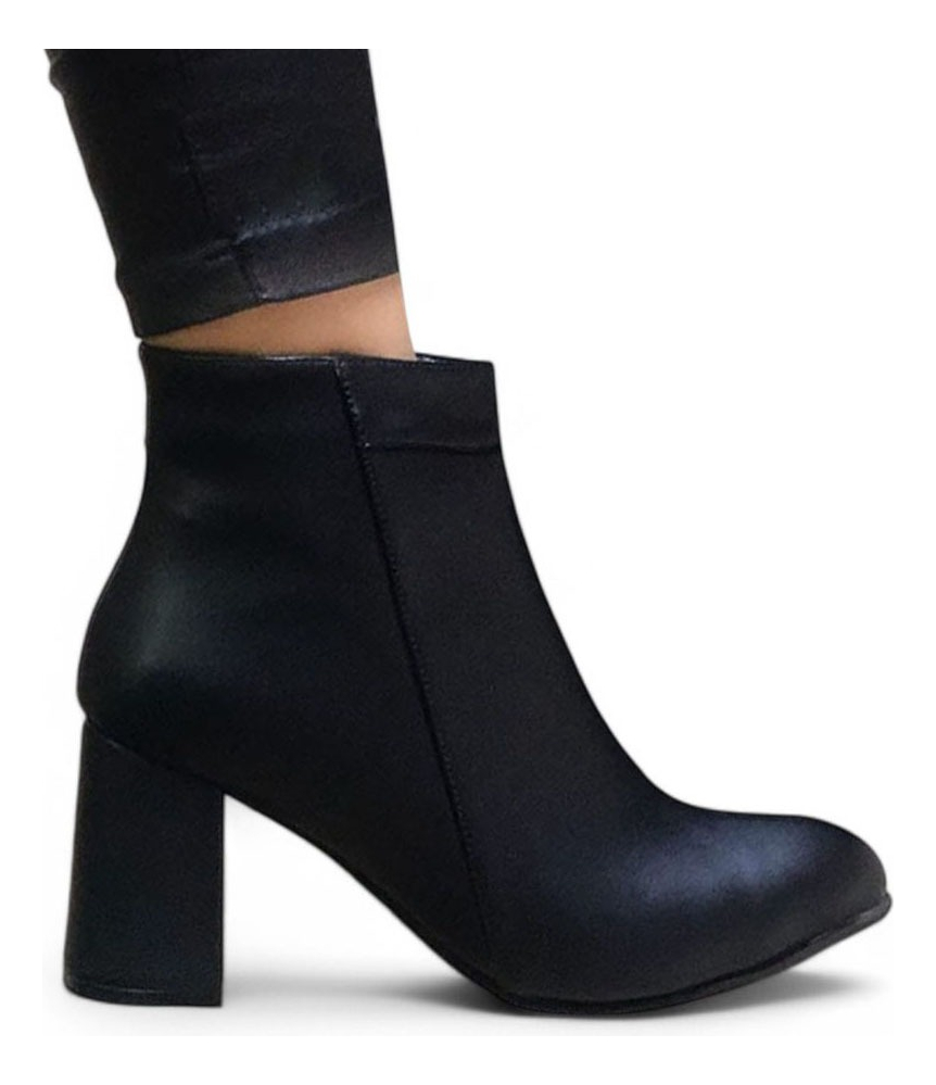 BOTIN MUJER TACO 9 CLASICA 2086L-60 COLOR NEGRO - 1