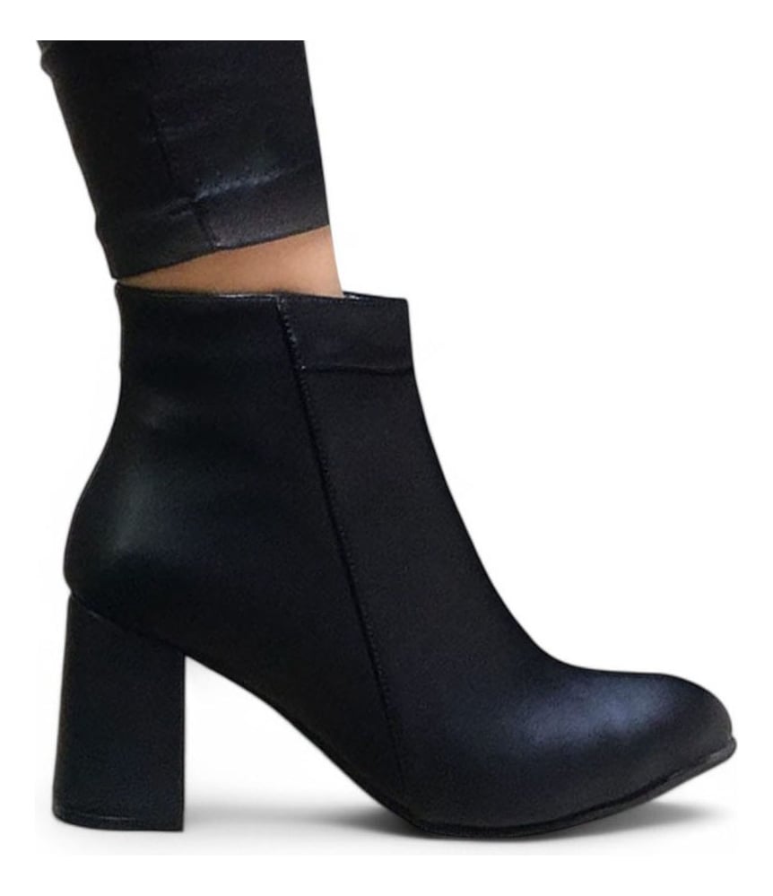 BOTIN MUJER TACO 9 CLASICA 2086L-60 COLOR NEGRO - 1