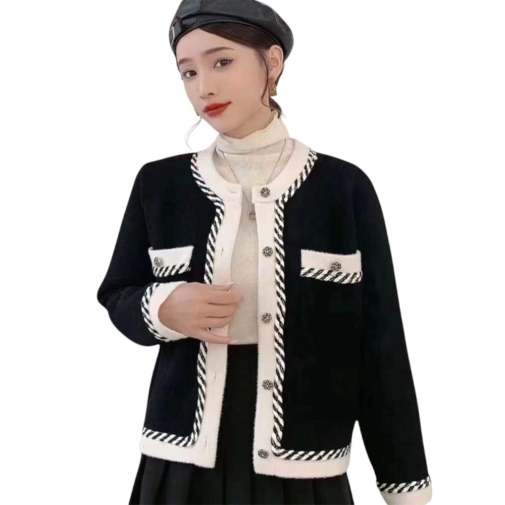 ABRIGO MUJER ABIERVA IMPORT JUL-65 COLOR HUESO - 1