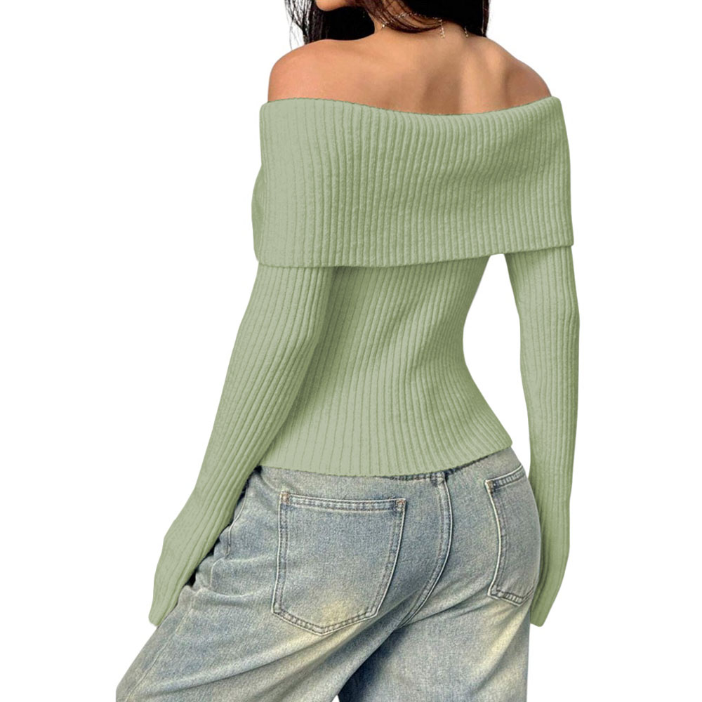 SUETER MUJER HILO MLARGA MARINERA 359G-23 COLOR VERDE - 2