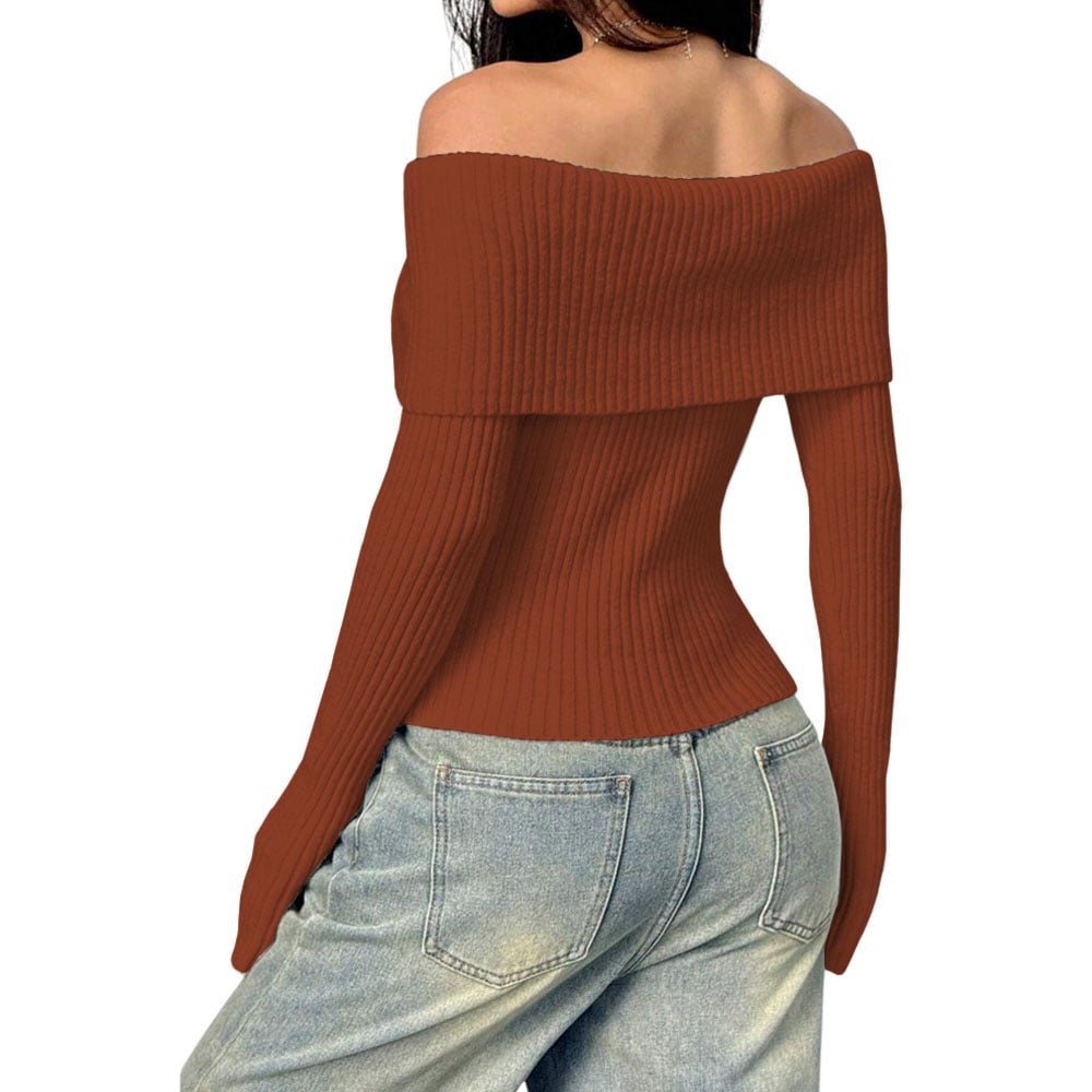 SUETER MUJER HILO MLARGA MARINERA 359G-23 COLOR TOFFY - 2