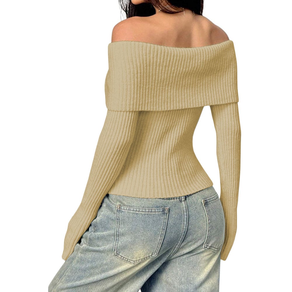 SUETER MUJER HILO MLARGA MARINERA 359G-23 COLOR VAINILA - 2