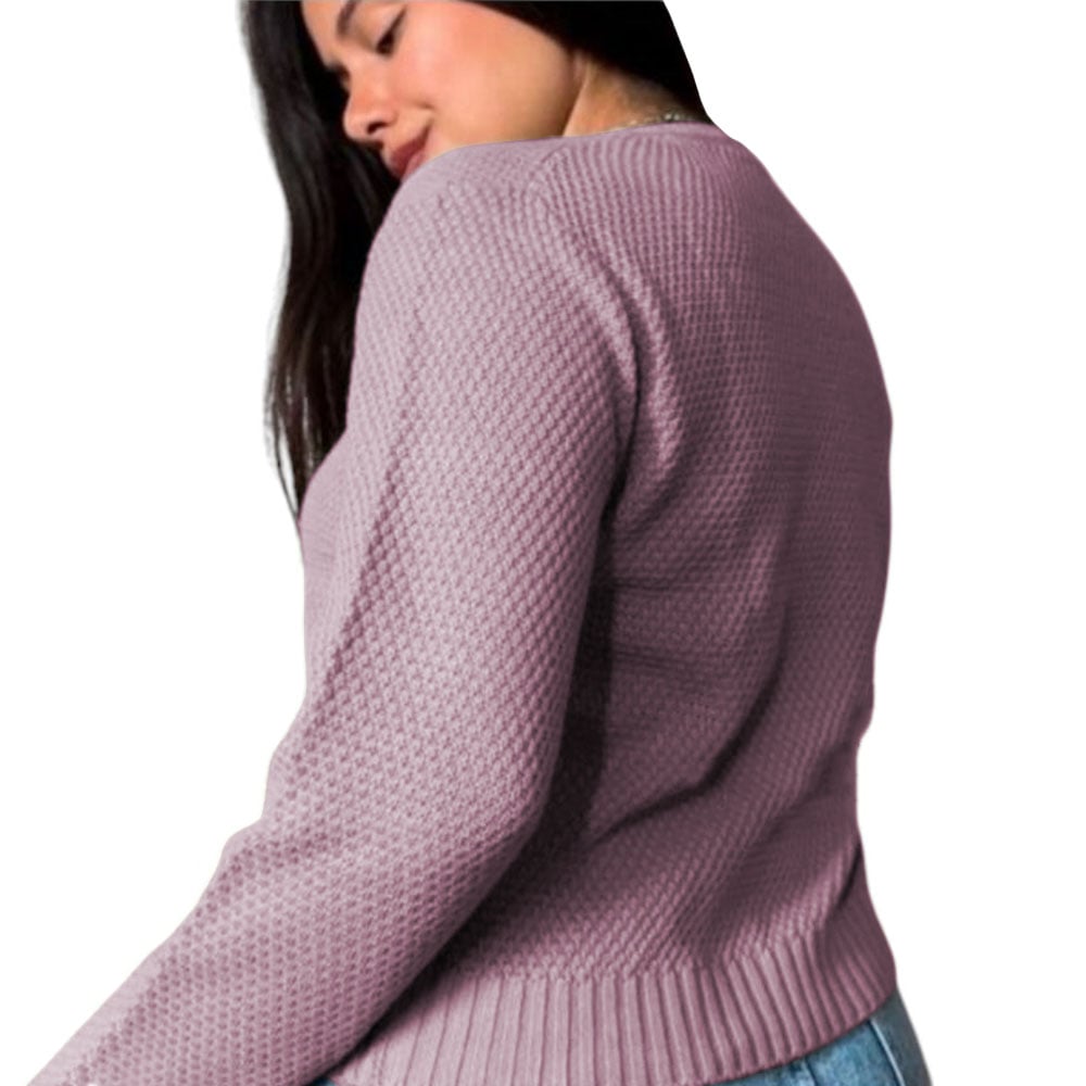 CHOMPA MUJER HILO BOTONES MLARGA MELODY 359G-24 COLOR ACEITUNA - 3