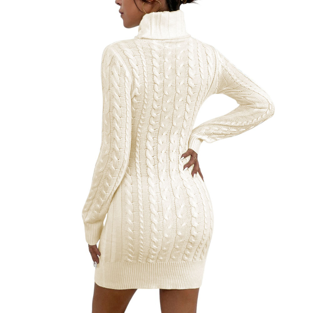 VESTIDO MUJER MLARGA HILO 359G-30 COLOR BEIGE - 2