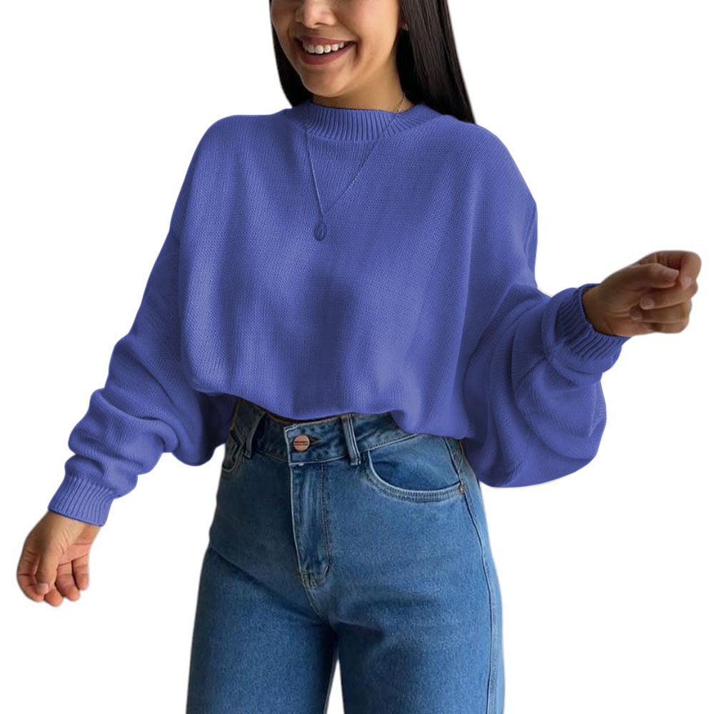 SUETER MUJER HILO CERADA MLARGA 359G-25 COLOR MORADO - 1