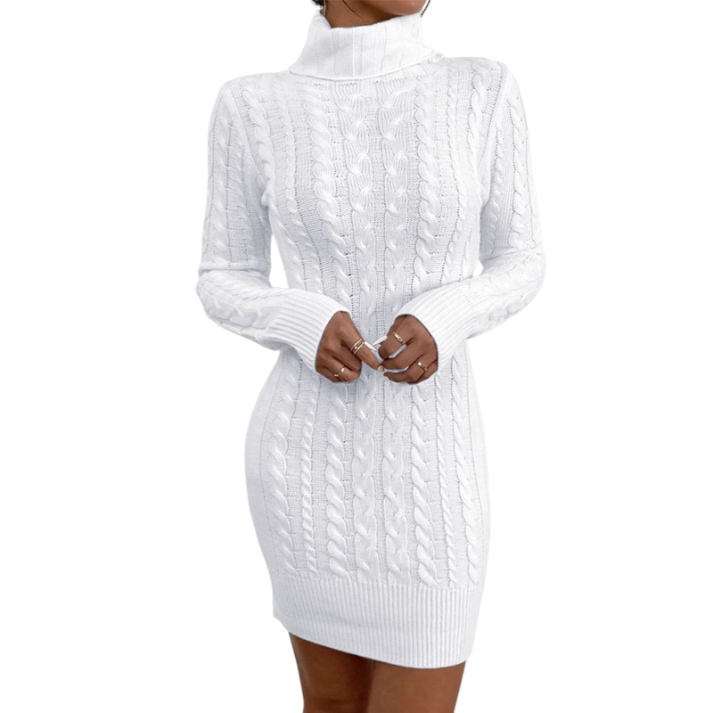 VESTIDO MUJER MLARGA HILO 359G-30 COLOR BLANCO - 1