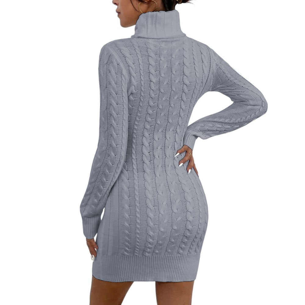 VESTIDO MUJER MLARGA HILO 359G-30 COLOR GRIS - 2