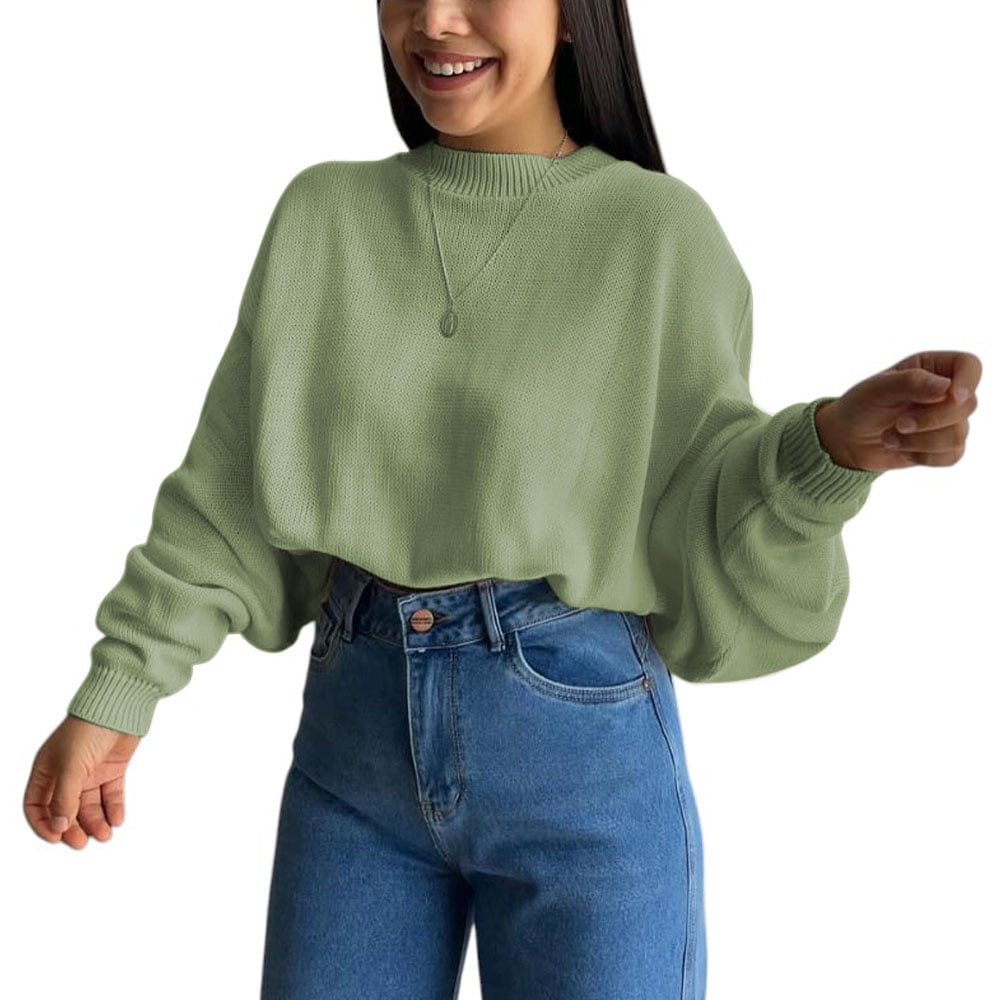 SUETER MUJER HILO CERADA MLARGA 359G-25 COLOR OLIVO - 1