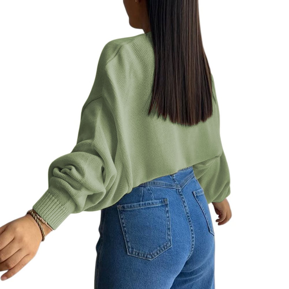 SUETER MUJER HILO CERADA MLARGA 359G-25 COLOR OLIVO - 2