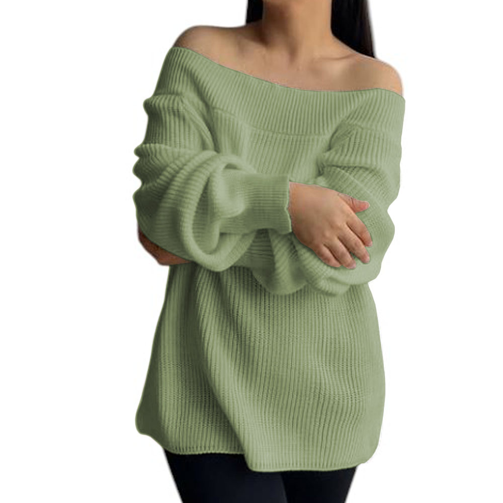 CHOMPA MUJER HOMBROS HILO DRALOM 359G-24 COLOR OLIVO - 2