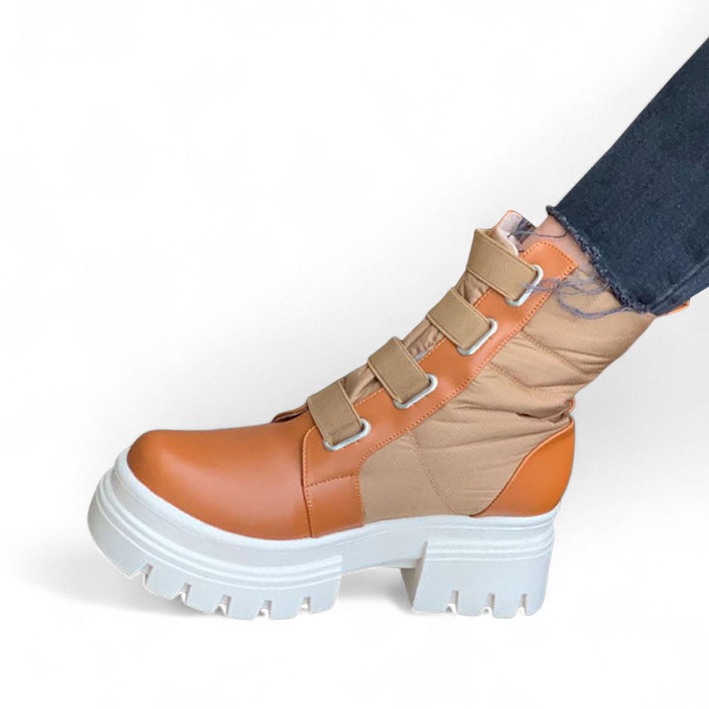 BOTIN MUJER IMPERMIABLE TACO 5 2086L-65 COLOR CAMEL - 1