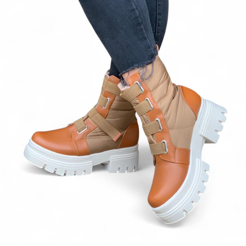 BOTIN MUJER IMPERMIABLE TACO 5 2086L-65 COLOR CAMEL - 2