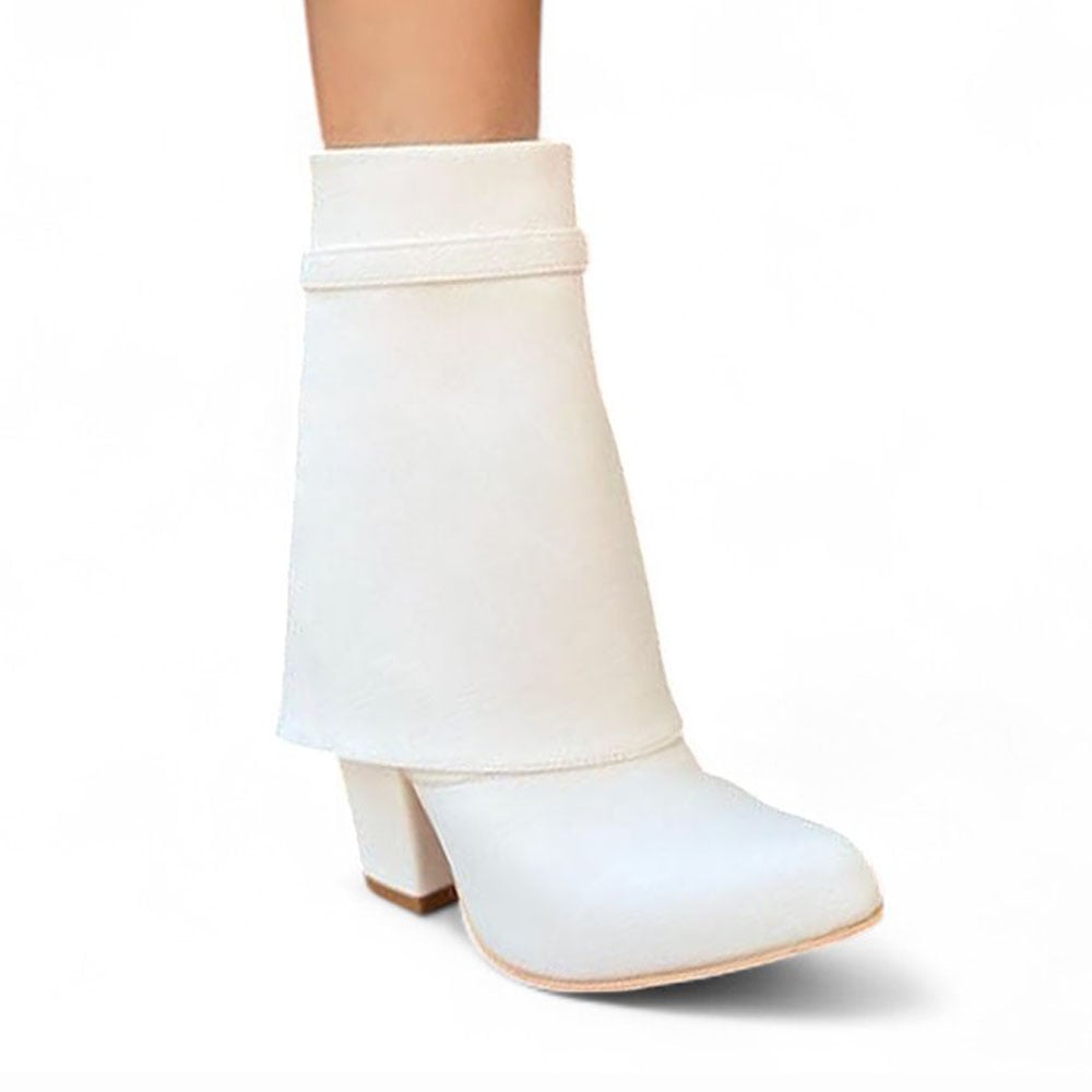 BOTA MUJER HAWAI BAJA TACO 9 1299 5C-85 COLOR HUESO - 1