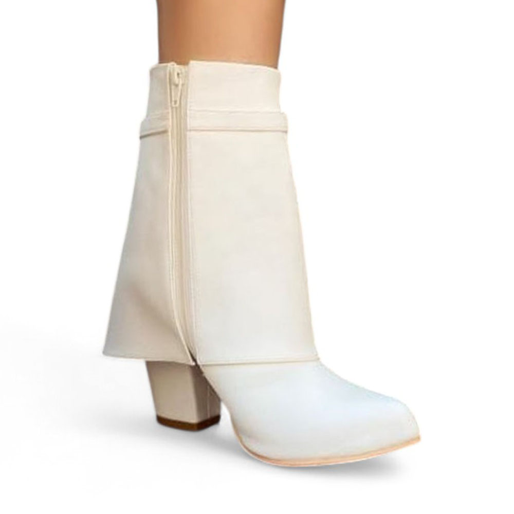 BOTA MUJER HAWAI BAJA TACO 9 1299 5C-85 COLOR HUESO - 2