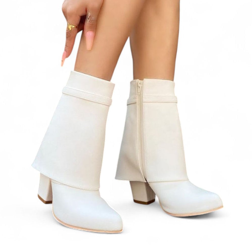BOTA MUJER HAWAI BAJA TACO 9 1299 5C-85 COLOR HUESO - 3
