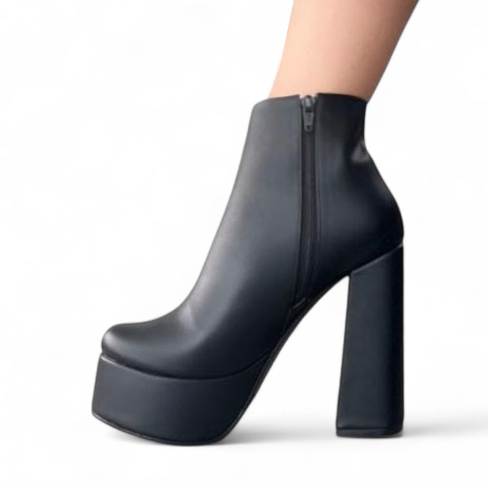 BOTIN MUJER TACO 15 FIESTA 1299 5C-75 COLOR NEGRO - 1