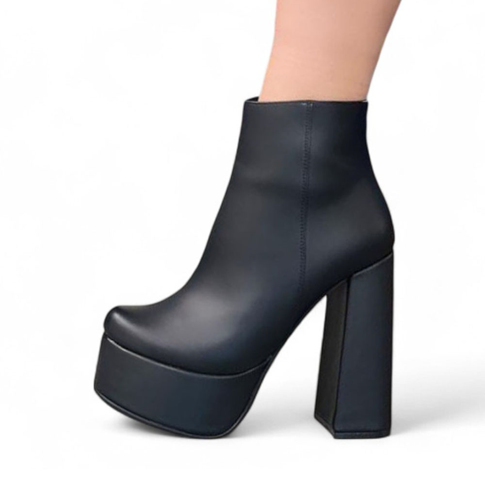 BOTIN MUJER TACO 15 FIESTA 1299 5C-75 COLOR NEGRO - 2