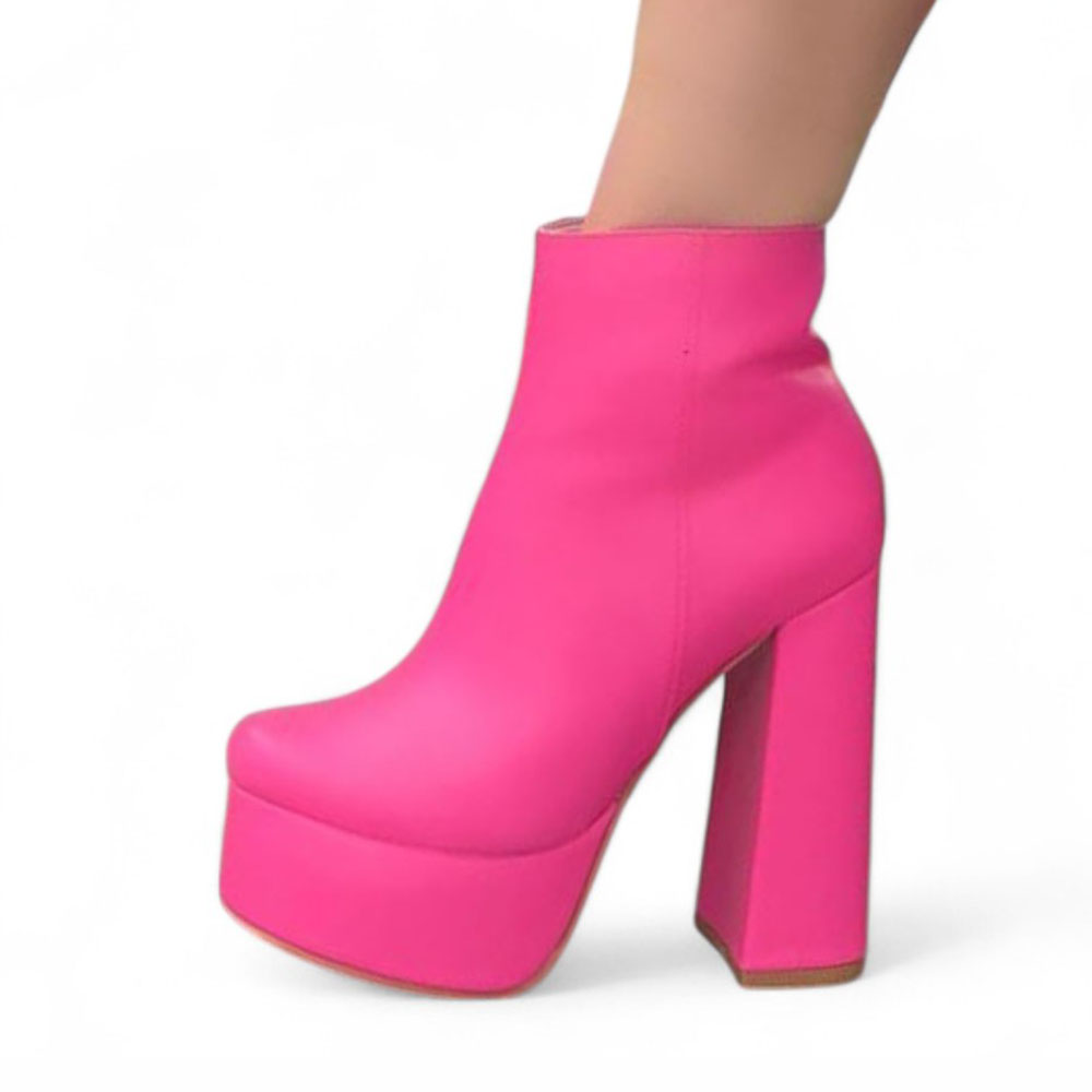 BOTIN MUJER TACO 15 FIESTA 1299 5C-75 COLOR FUCSIA - 2