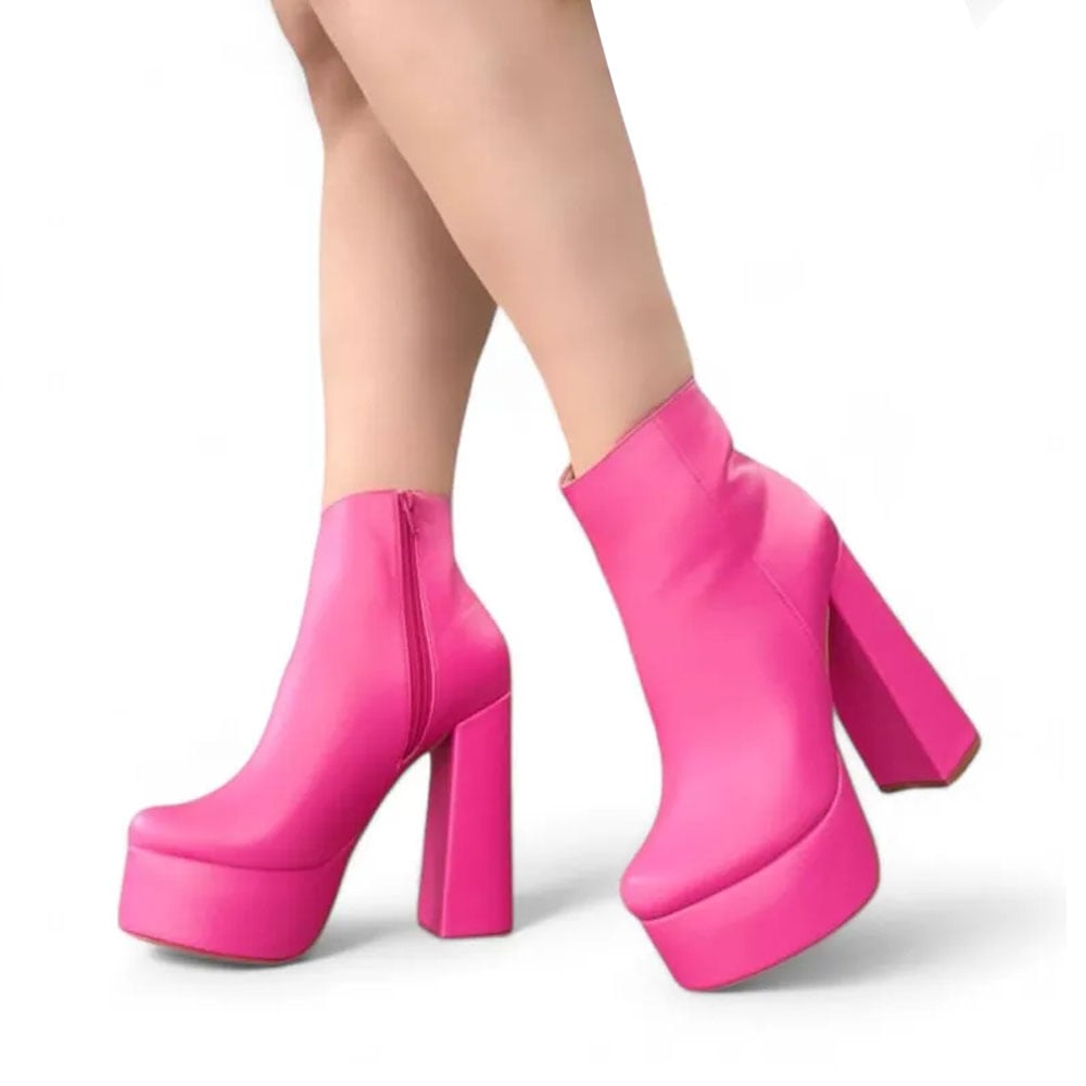 BOTIN MUJER TACO 15 FIESTA 1299 5C-75 COLOR FUCSIA - 3