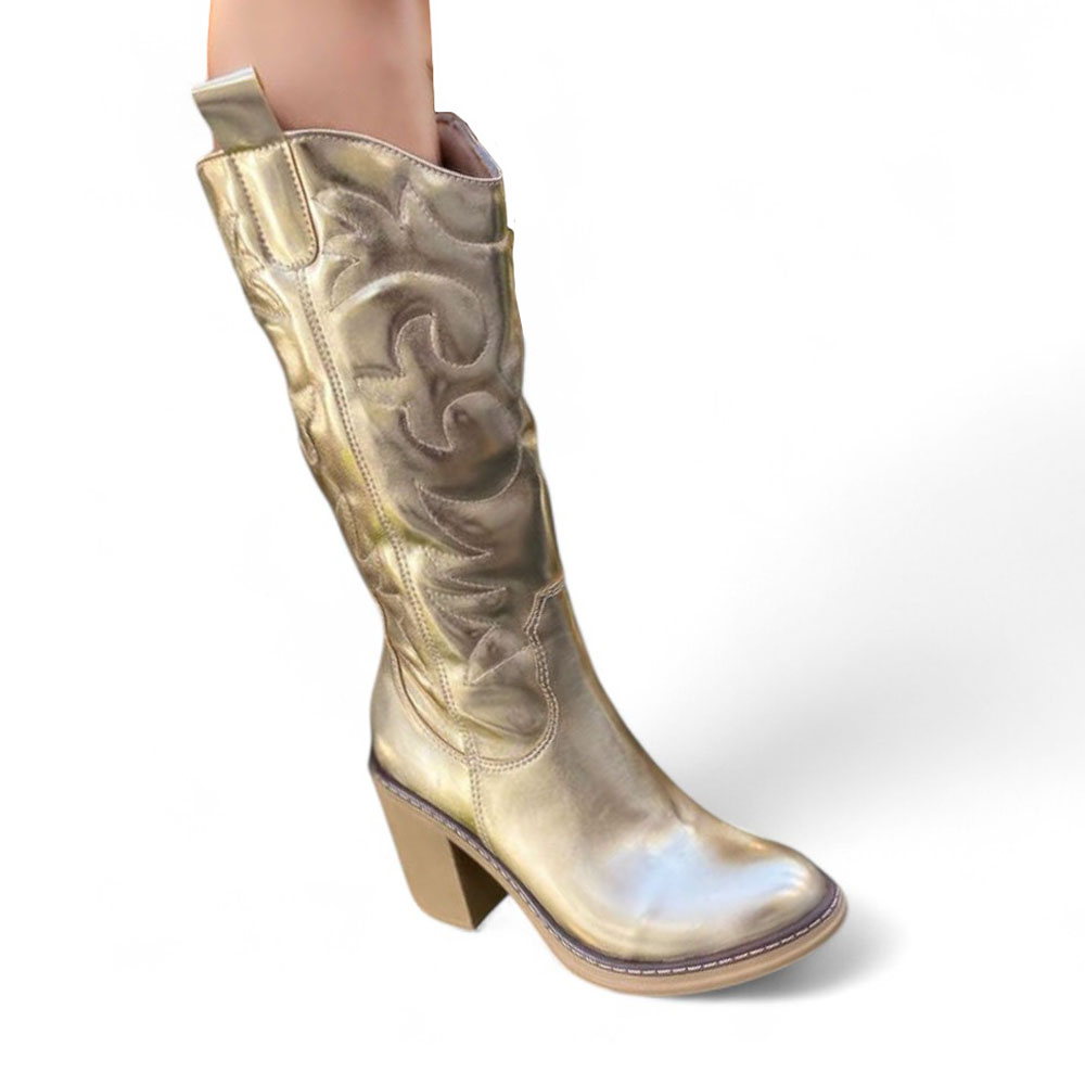 BOTA MUJER TEXANA EAGLE 1299 5C-95 COLOR DORADO - 1