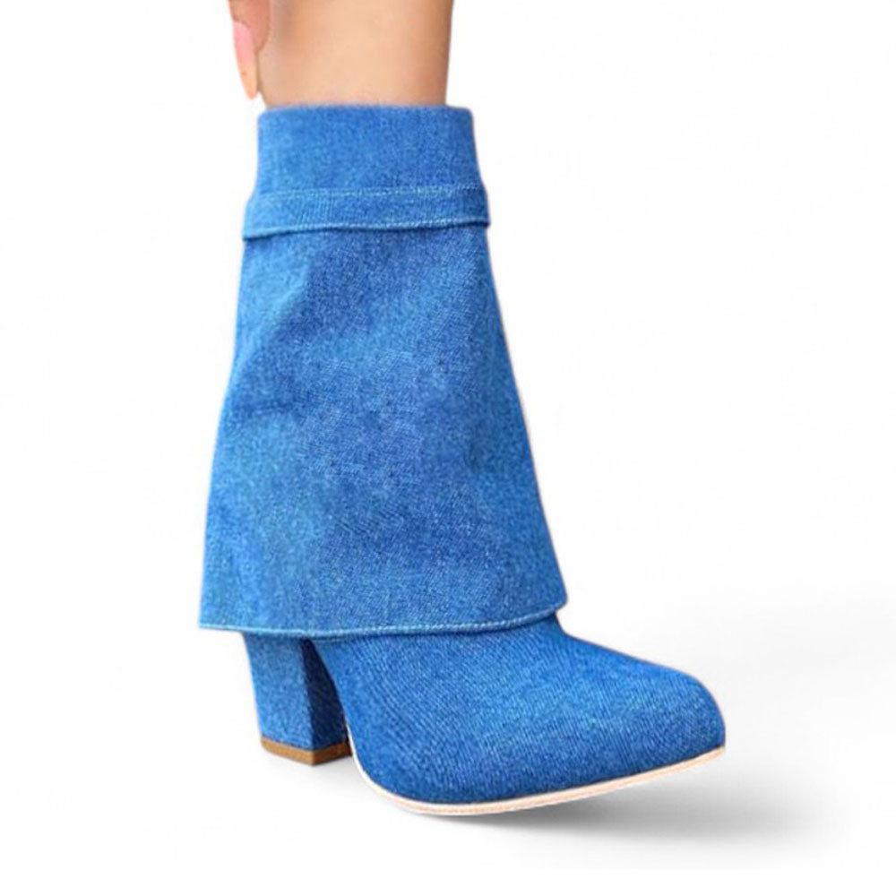 BOTA MUJER HAWAI BAJA TACO 9 1299 5C-85 COLOR JEAN - 1