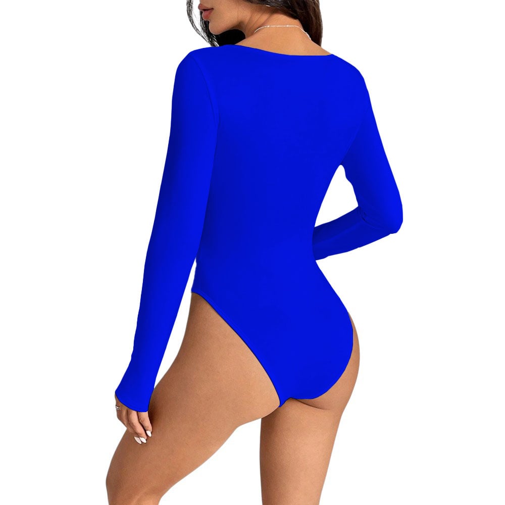 BODY MANGA LARGA ANASOTLUC-17 RIB COLOR AZUL - 2