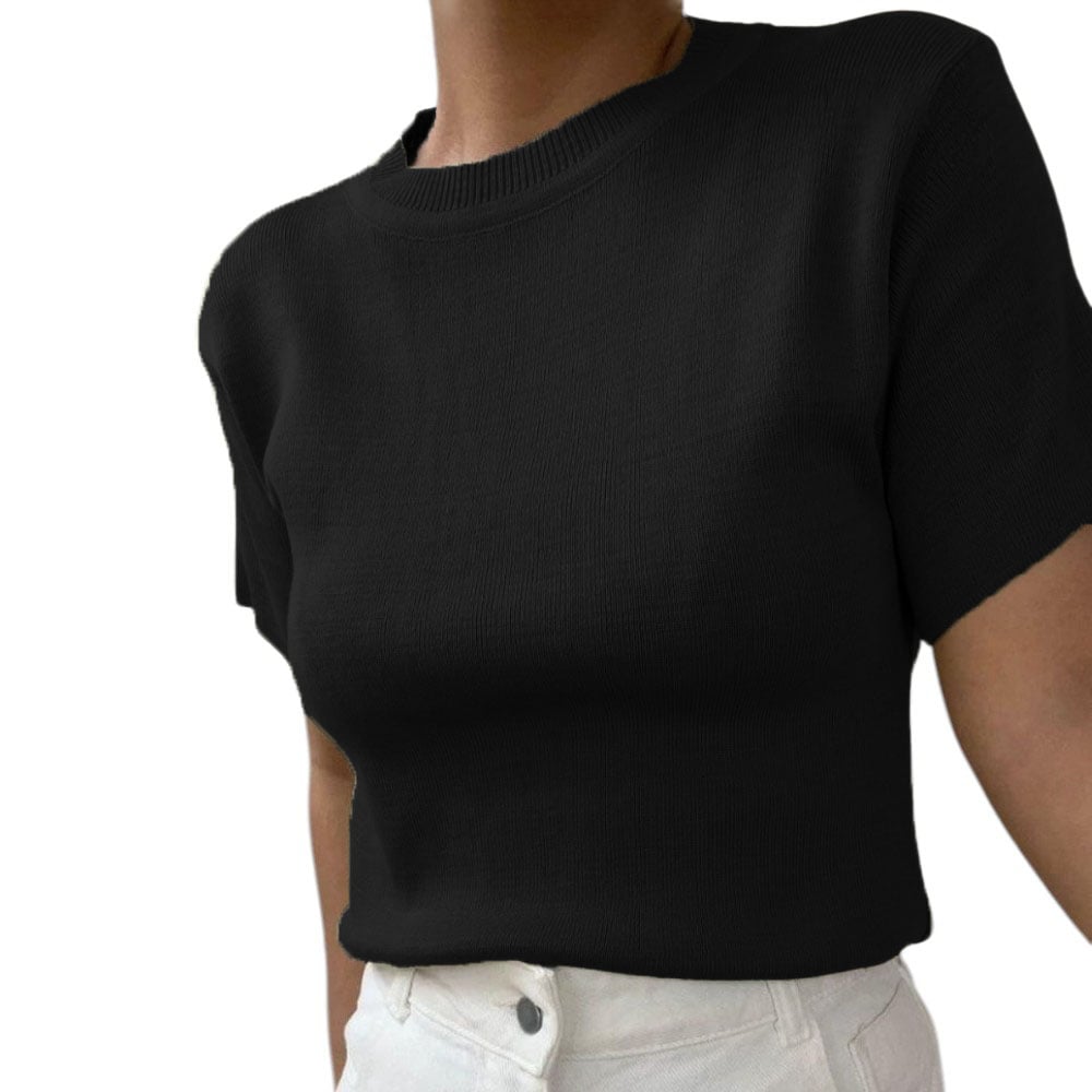 POLO MANGA 35 HILO MUJER VINO 359G-18 COLOR NEGRO - 1