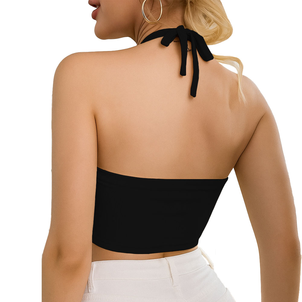 TOP MUJER BRA RIB GRUESO 604GEN ANA-07 COLOR NEGRO - 2