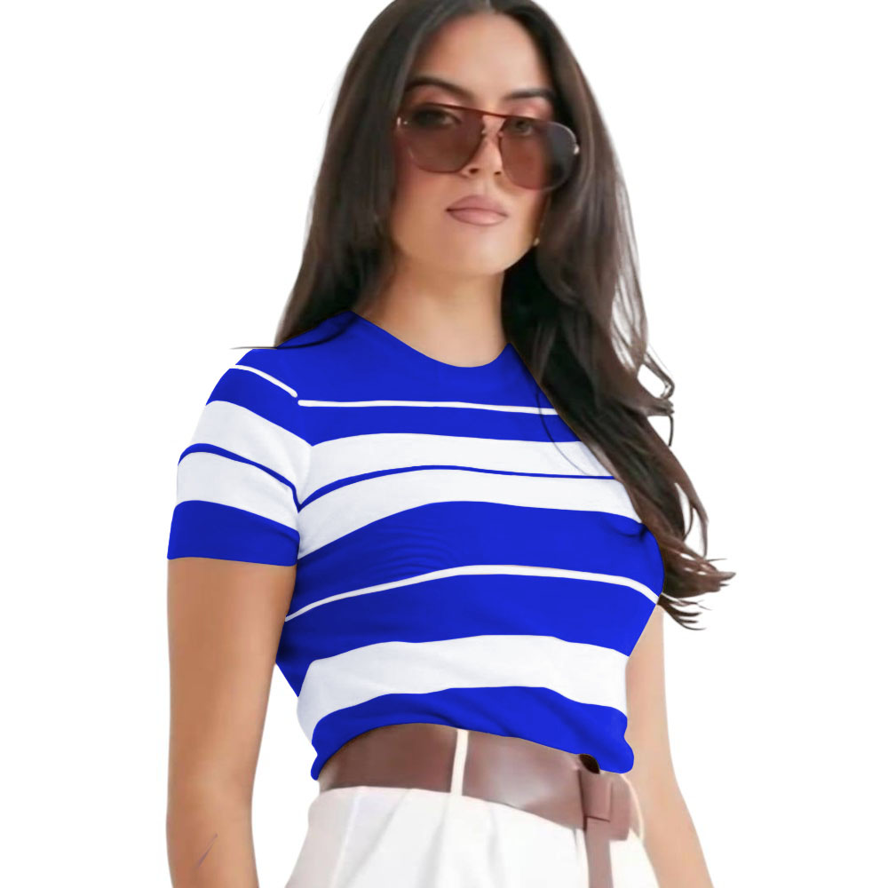 POLO MUJER HILO NEW ECOSHOPING 359G-17 COLOR AZULINO - 1
