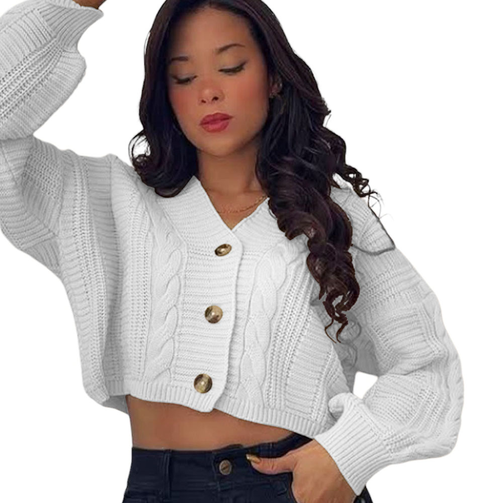CHOMPA MUJER HILO TRENSA 359G-23 COLOR PERLA - 1
