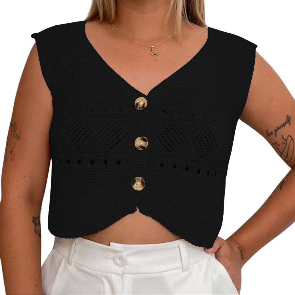 SUETER MUJER HILO TACTO 352G-15 COLOR NEGRO - 1