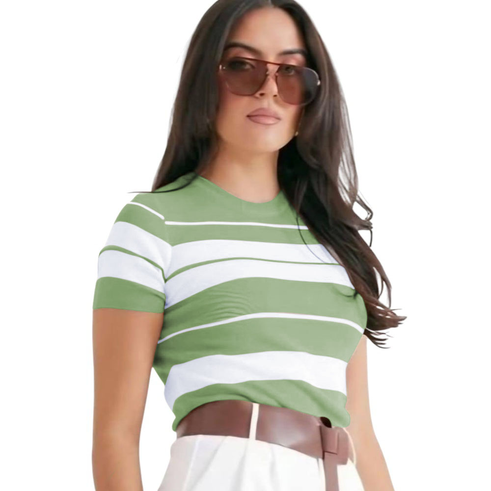 POLO MUJER HILO NEW ECOSHOPING 359G-17 COLOR OLIVO - 1